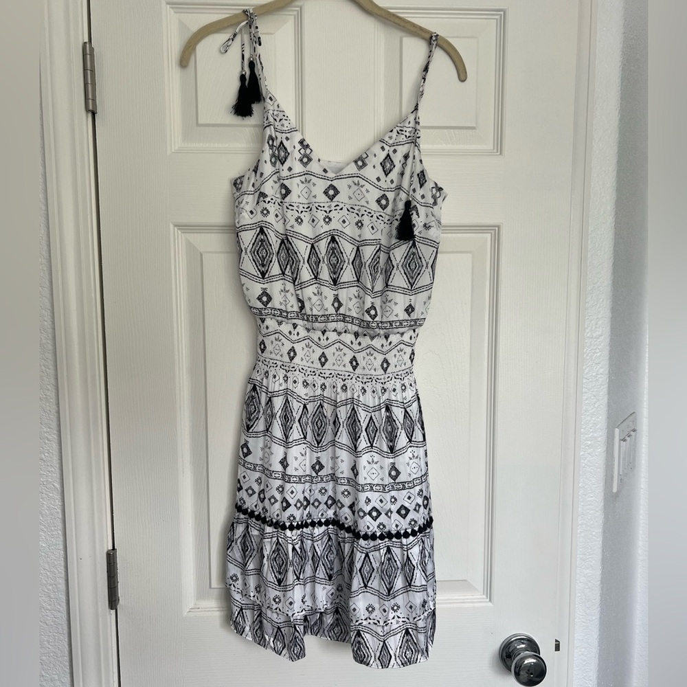 White House Black Market Tribal Print Dress